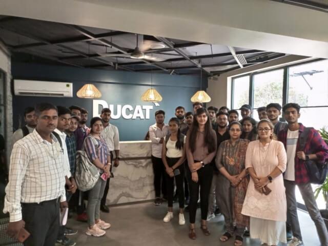 EE & ECE students industrial visit to DUCAT