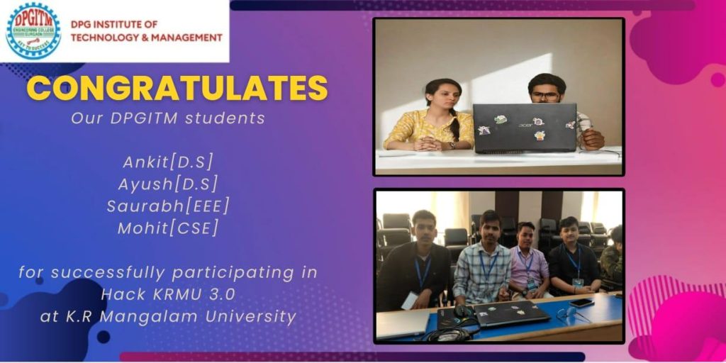0-1 - DPG Institute of Technology and Management